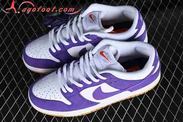 Nike SB Dunk Low Blanc/Pourpre DV5464-500 -02