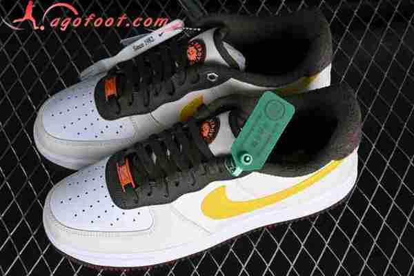 Nike Air Force 1'07 Low Blanc/Beige/Noir/Jaune FV3647-171