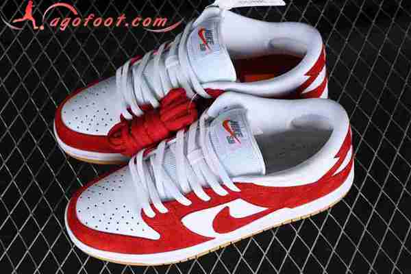 Nike SB Dunk Low Blanc/Rouge FJ5464-600