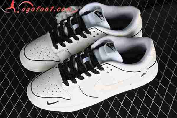 Nike SB Dunk Low Blanc/Noir KK0517-001