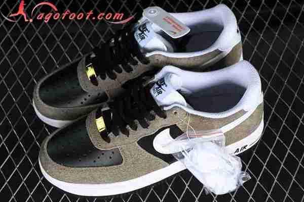 Nike Air Force 1'07 Low Blanc/Noir/Brun AV0383-225