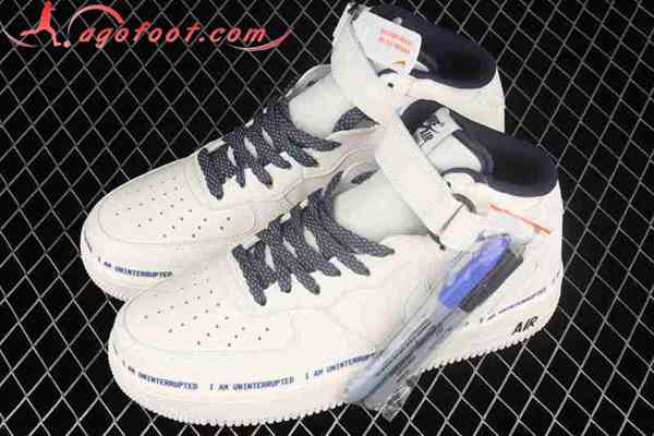 Nike Air Force 1'07 Mid Blanc/Bleu NU8802-303