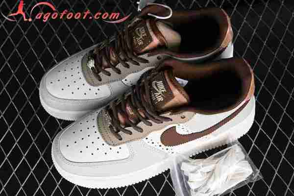 Nike Air Force 1'07 Low Blanc/Gris/Brun FV3702-121