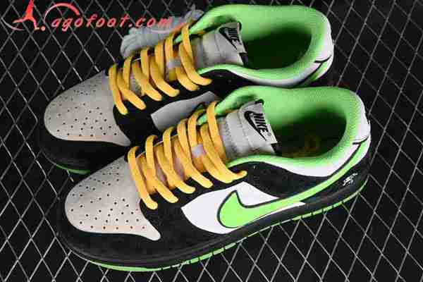 Nike SB Dunk Low Blanc/Gris/Noir/Vert GP5532-063