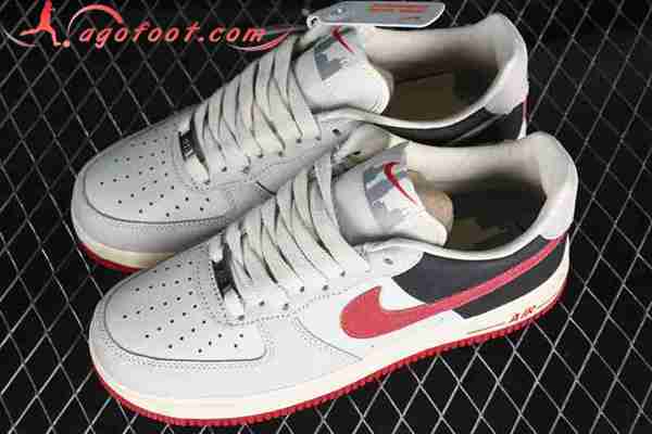 Nike Air Force 1'07 Low Blanc/Gris/Noir/Rouge FQ8743-121-02