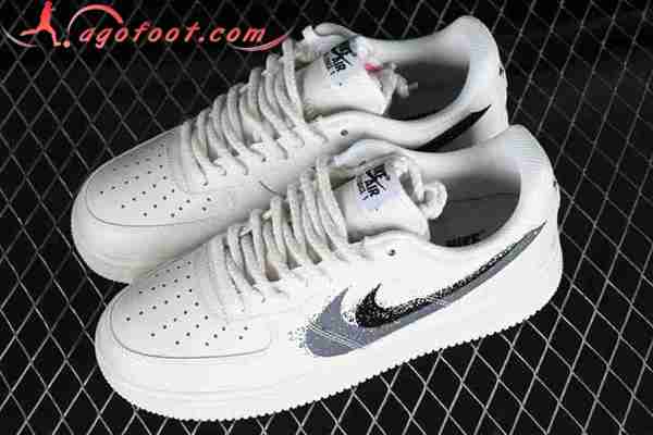 Nike Air Force 1'07 Low Blanc/Gris/Noir FD0660-200