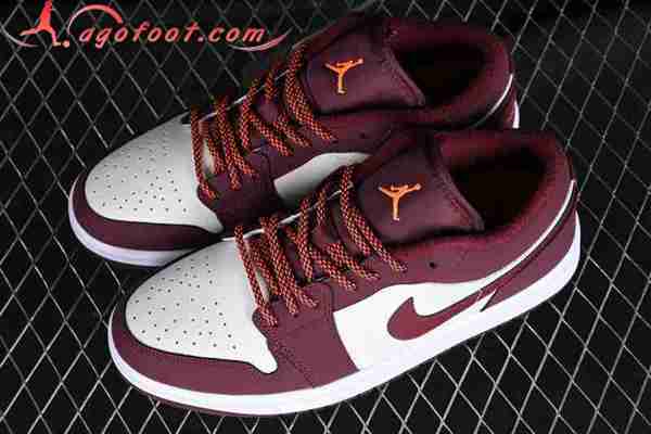 Nike Air Jordan 1 Low Blanc/Rouge 553560-068