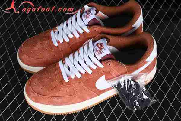 Nike Air Force 1'07 Low Blanc/Orange AV0383-221