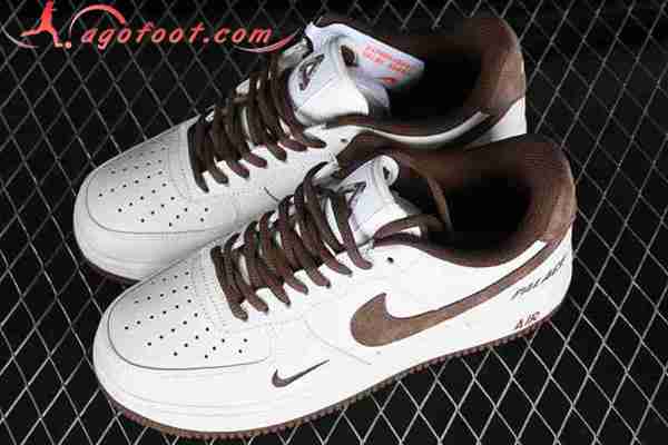 Nike Air Force 1'07 Low Blanc/Brun PE681833