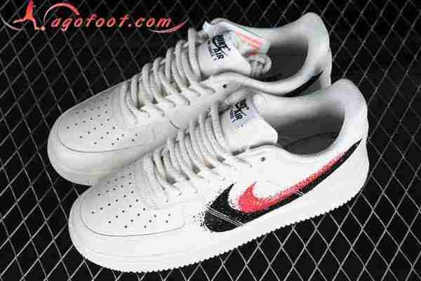 Nike Air Force 1'07 Low Blanc/Noir/Rouge FD0660-300