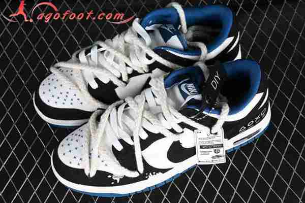 Nike SB Dunk Low Blanc/Noir/Bleu DV0834-101 -02