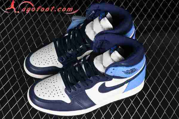 Nike Air Jordan 1 High Zoom CMFT Blanc/Bleu 555088-140