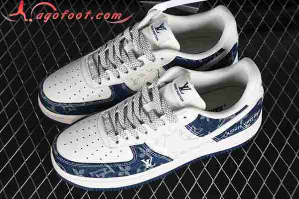 Nike Air Force 1'07 Low Blanc/Bleu DH7566-100