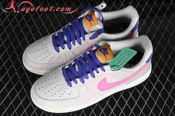 Nike Air Force 1'07 Low Blanc/Rose/Pourpre CU3007-061