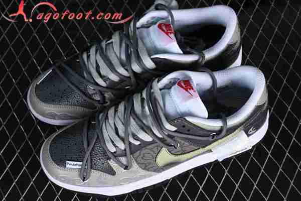 Nike SB Dunk Low Gris/Noir/Vert FB3354-001