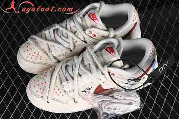Nike SB Dunk Low Blanc/Rouge DV0834-100-03