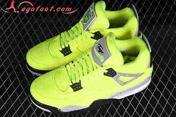 Nike Air Jordan 4 Retro AJ4 Gris/Jaune DV6773-700