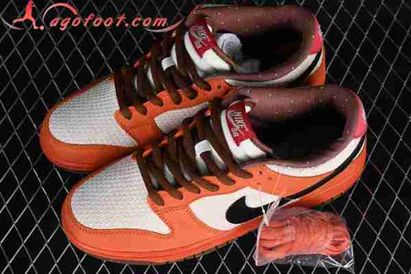 Nike SB Dunk Low Blanc/Noir/Orange 313170-101