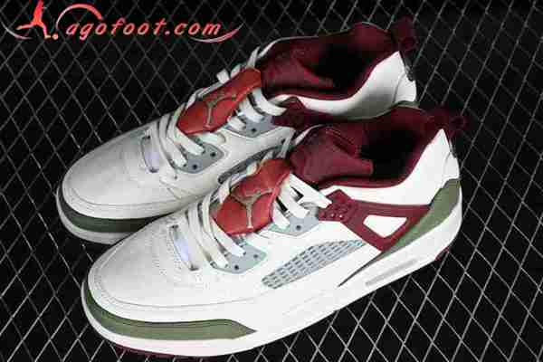 Nike Air Jordan 1 Low Blanc/Gris/Rouge/Vert FJ6372-100