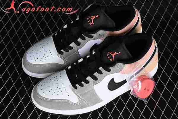 Nike Air Jordan 1 Low Blanc/Gris/Noir/Rose DX4334-008