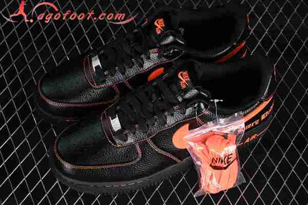 Nike Air Force 1'07 Low Noir/Orange AA5360-001