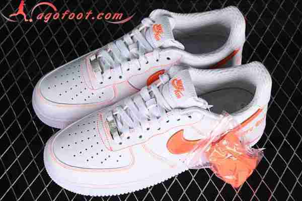 Nike Air Force 1'07 Low Blanc/Orange AA5360-100