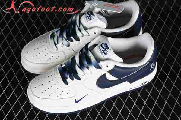 Nike Air Force 1'07 Low Blanc/Bleu lO5636-999