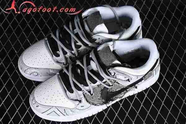 Nike SB Dunk Low Blanc/Noir DJ6188-101-02