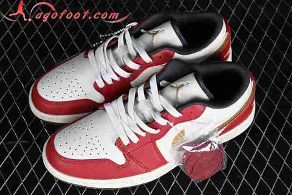 Nike Air Jordan 1 Low Blanc/Rouge/Jaune FJ5735-100