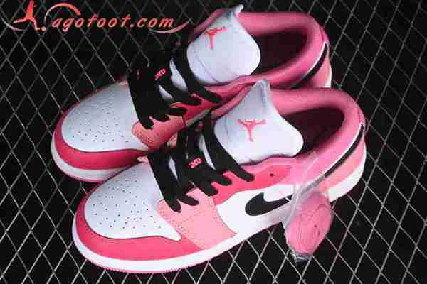 Nike Air Jordan 1 Low Blanc/Noir/Rose 553560-162