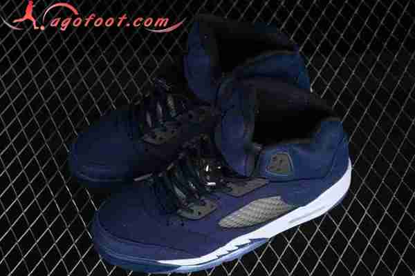 Nike Air Jordan 5 AJ5 Noir/Bleu FD6812-400
