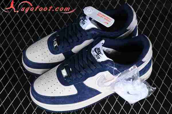 Nike Air Force 1'07 Low Blanc/Bleu AV0383-228