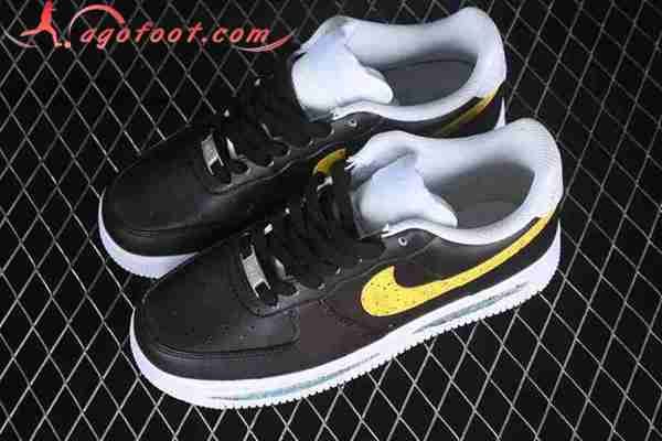 Nike Air Force 1'07 Low Blanc/Noir/Jaune CW2288-111