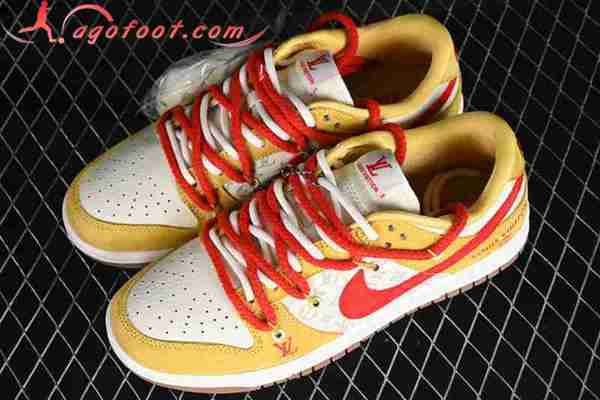 Nike SB Dunk Low Blanc/Jaune/Rouge FC1688-168