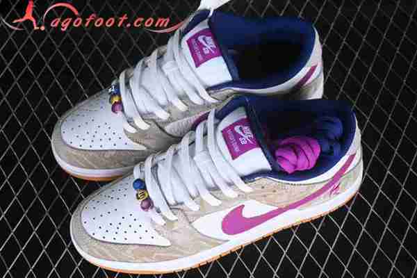 Nike SB Dunk Low Blanc/Brun/Pourpre/Bleu FZ5251-001
