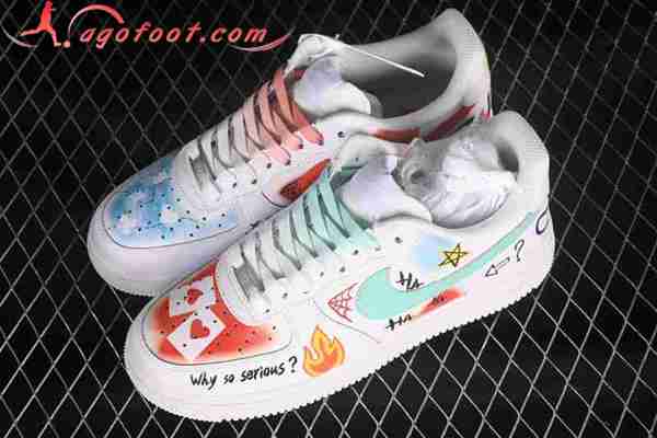 Nike Air Force 1'07 Low Blanc/Bleu/Rouge CW2288-111