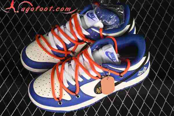 Nike SB Dunk Low Blanc/Noir/Orange/Bleu DD1503-119