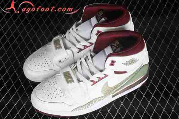 Nike Air Jordan 1 Low Blanc/Vert/Rouge FZ5047-120