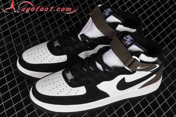 Nike Air Force 1'07 Mid Blanc/Noir/Brun GH5696-023