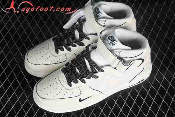 Nike Air Force 1'07 Mid Blanc/Noir SG2356-807