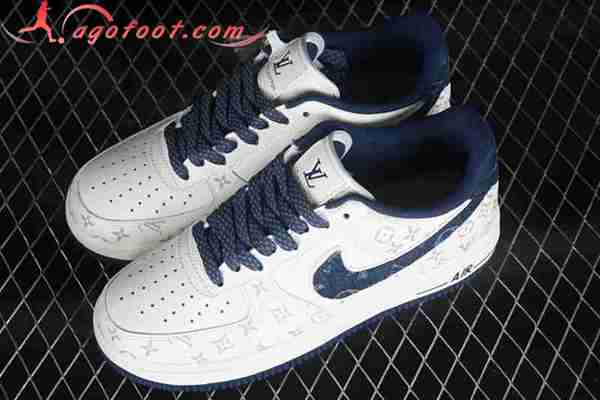 Nike Air Force 1'07 Low Blanc/Bleu LU0251-133