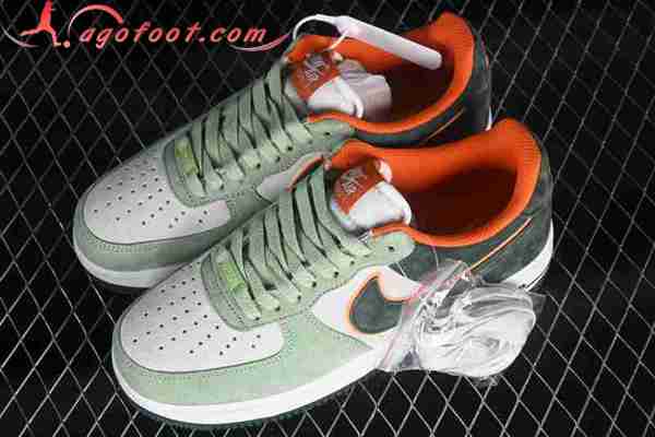 Nike Air Force 1'07 Low Blanc/Vert/Orange LF8989-777