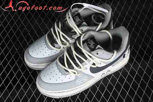 Nike Air Force 1'07 Low Blanc/Gris KS6869-666