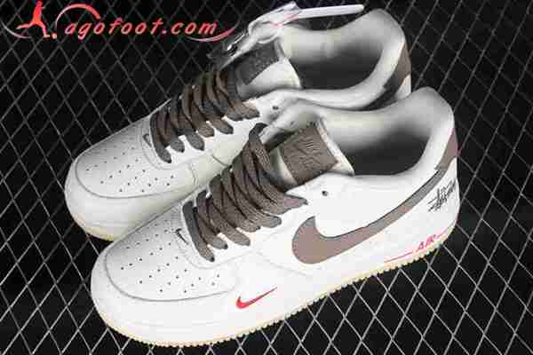 Nike Air Force 1'07 Low Blanc/Brun AE1686-996