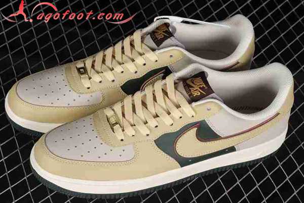 Nike Air Force 1'07 Low Gris/Brun/Vert LJ8822-333
