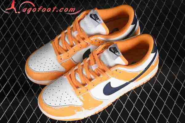 Nike SB Dunk Low Blanc/Noir/Orange FN3418-100
