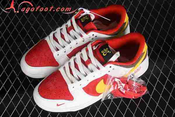 Nike SB Dunk Low Blanc/Rouge/Jaune FC1688-161