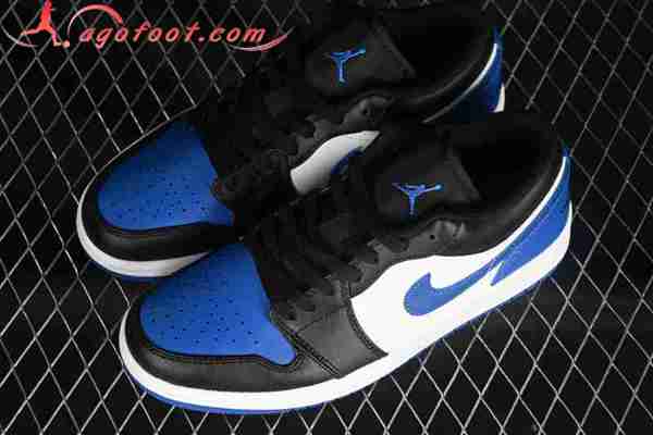Nike Air Jordan 1 Low Blanc/Noir/Bleu 553558-140