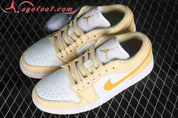 Nike Air Jordan 1 Low Blanc/Jaune DC0774-170