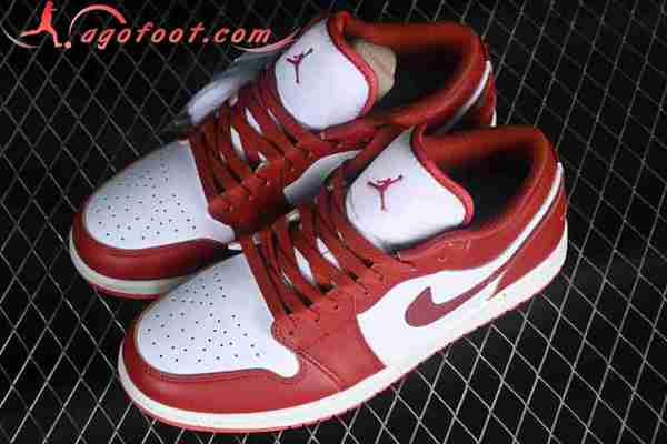 Nike Air Jordan 1 Low Blanc/Rouge FJ3459-160